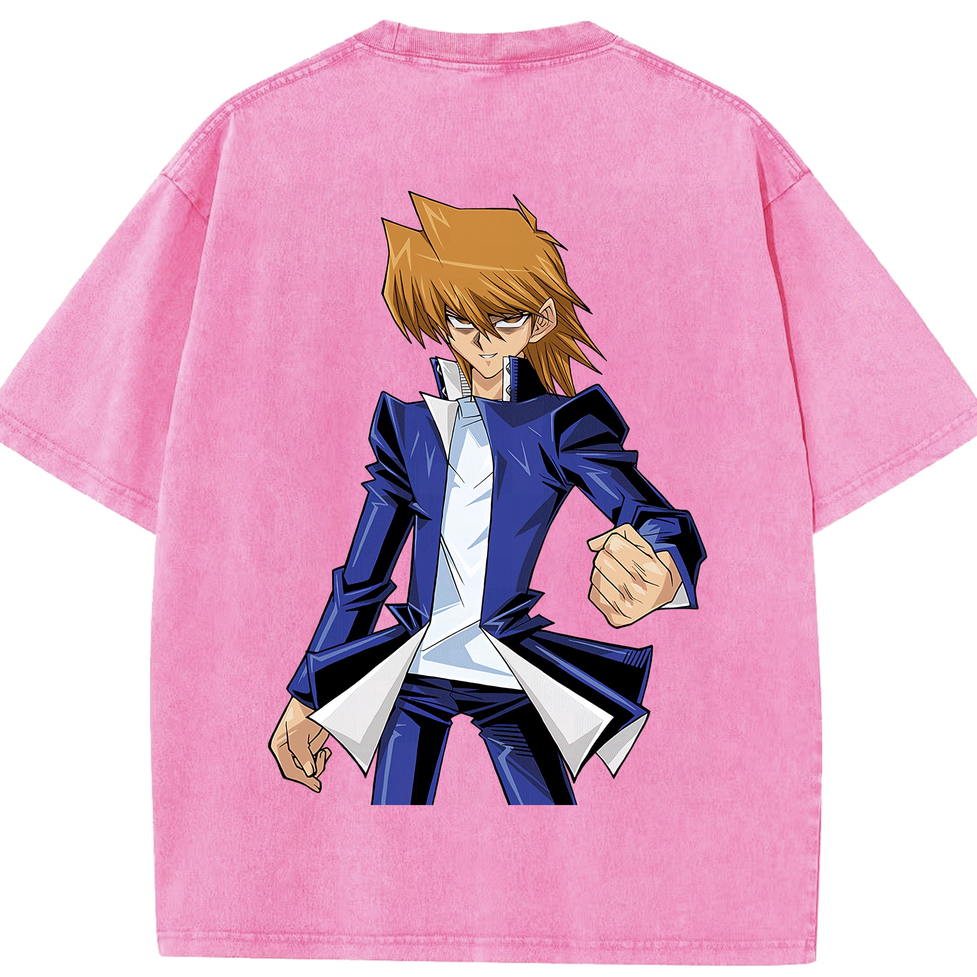 （画像用） 遊☆戯☆王 Yu-Gi-Oh! 綿100% ヴィンテージ風 半袖Tシャツ（背面プリント）